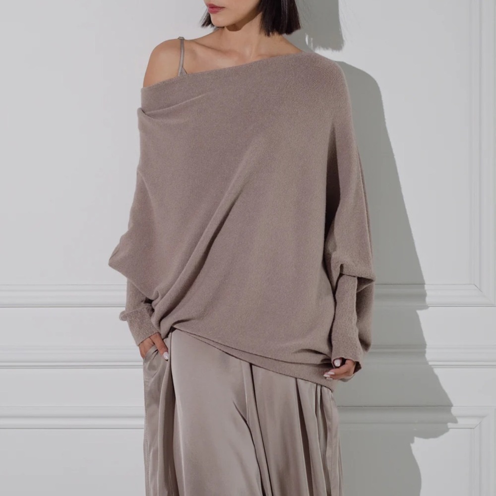 Jaki London Mocha Knit Sweater